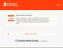 Tablet Screenshot of e-health-bestenliste.de